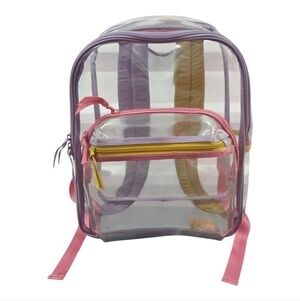 Vera Bradley Large Clear Backpack 2024 Clear Medley